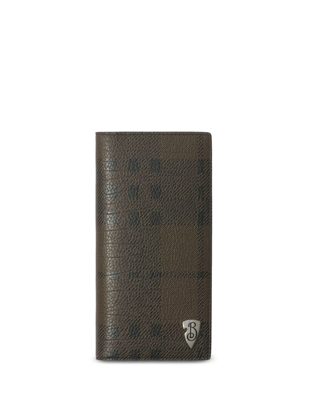 Burberry B-shield Bi-fold Wallet In Brown