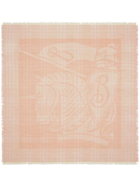 Burberry EKD check-pattern scarf Men