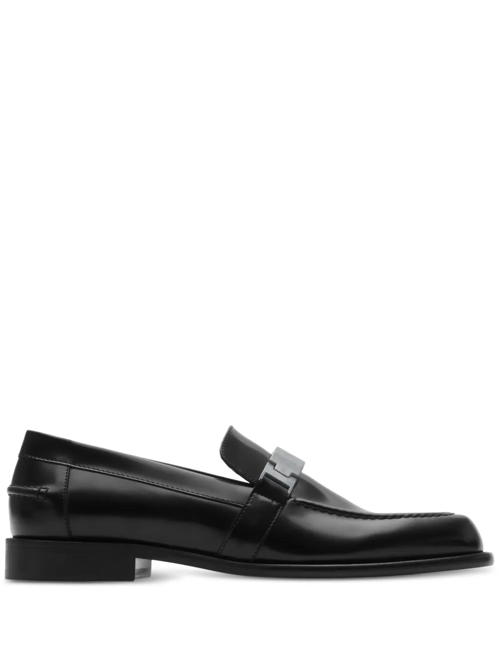 Burberry Leren loafers Zwart