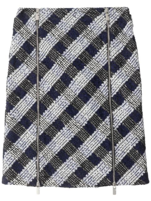 Burberry Check tweed skirt Women