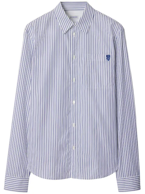Burberry camisa con rayas estampadas