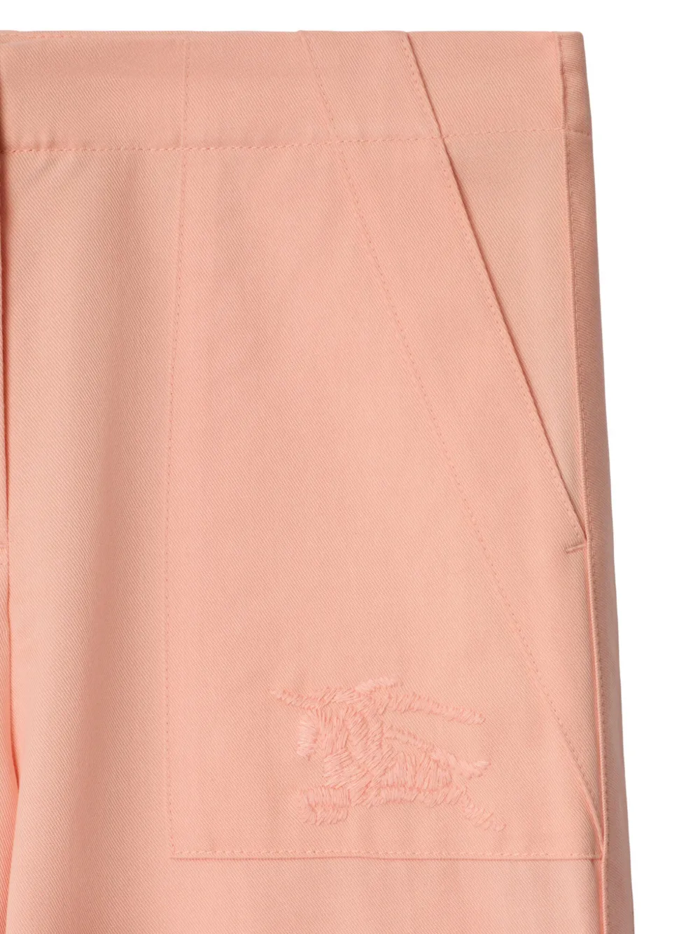 Burberry Kids Broek met logo Roze