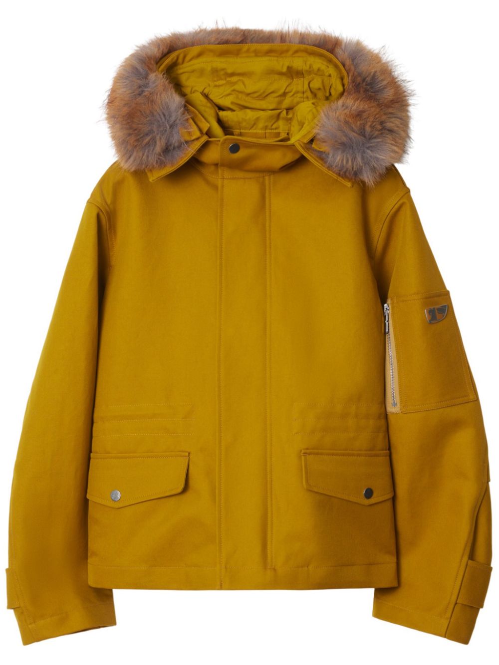 Burberry Hooded Jacket Yellow FARFETCH UK