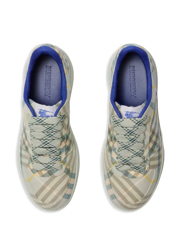 Burberry Check Terrace Sneakers | Neutrals | FARFETCH PL