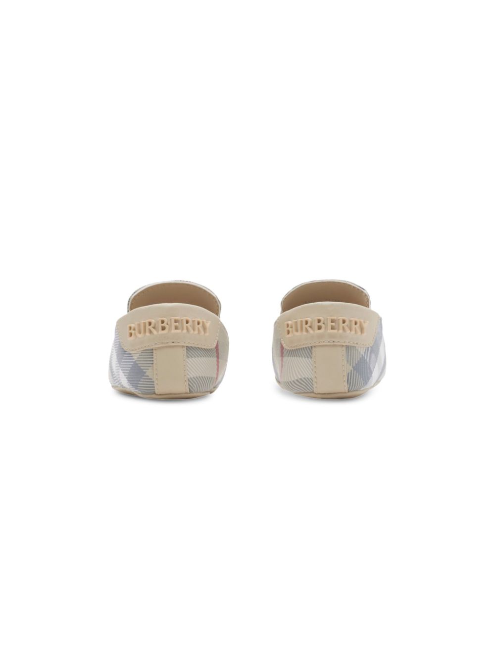 Burberry Kids Geruite slofjes Beige