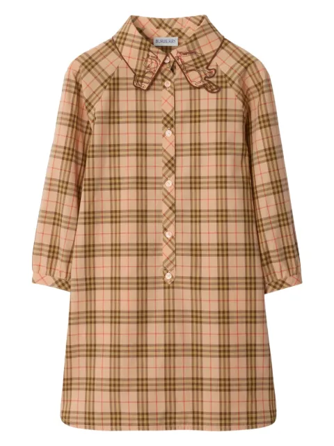 Burberry Kids 체크 드레스