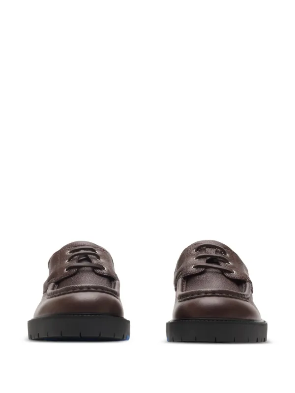 スニーカー Burberry Mf Raft Burberry Raft Boat Shoes | Brown | FARFETCH