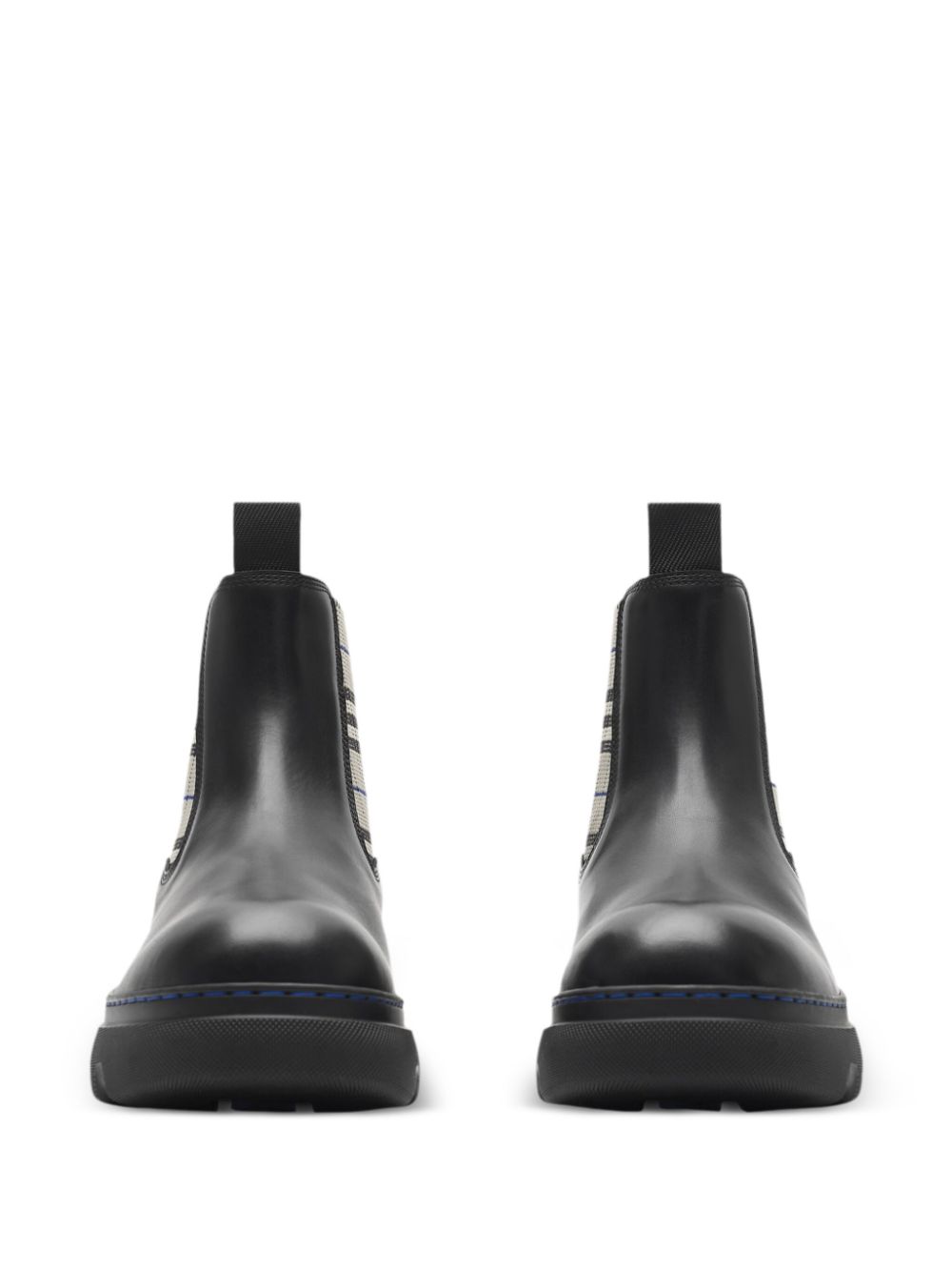 Burberry leather Chelsea boots Black