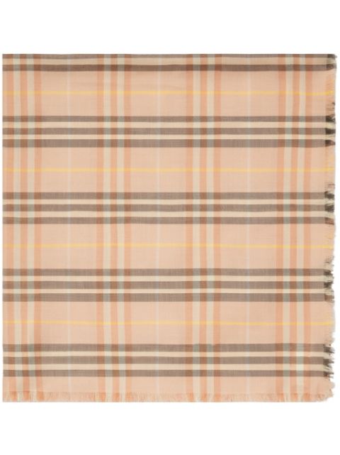 Burberry check-pattern scarf Men