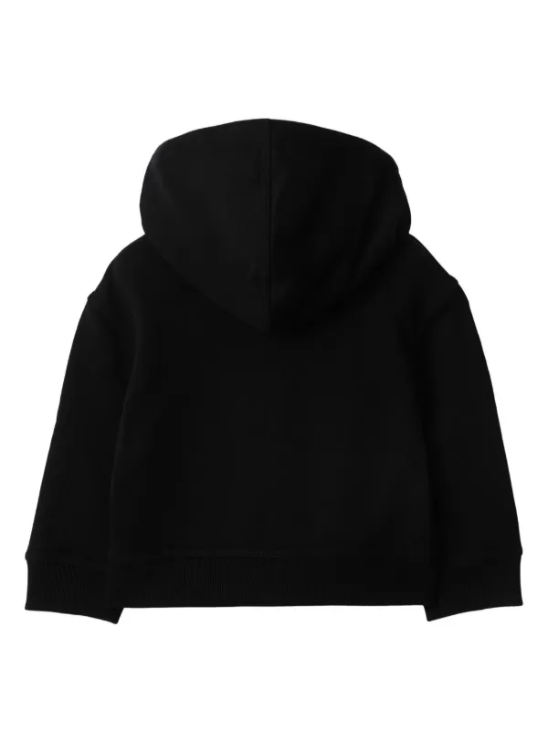 Burberry Kids チェック ジップパーカー | ブラック | FARFETCH JP