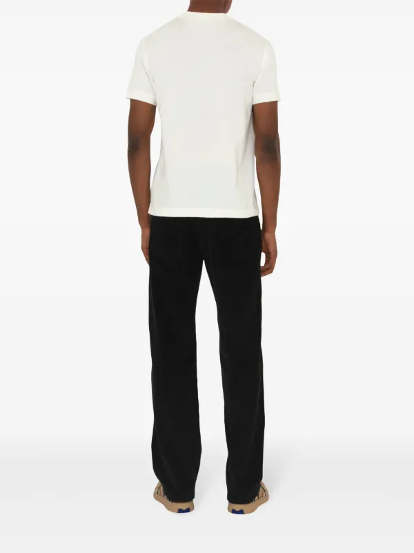 Burberry チェックパッチ Tシャツ | ホワイト | FARFETCH JP