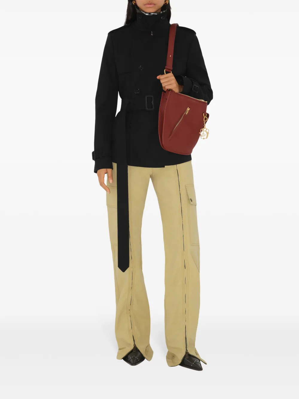 Burberry Shield Twin schoudertas - Rood
