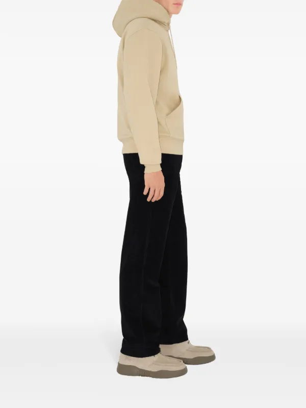 Burberry check-patch Cotton Hoodie | Neutrals | FARFETCH