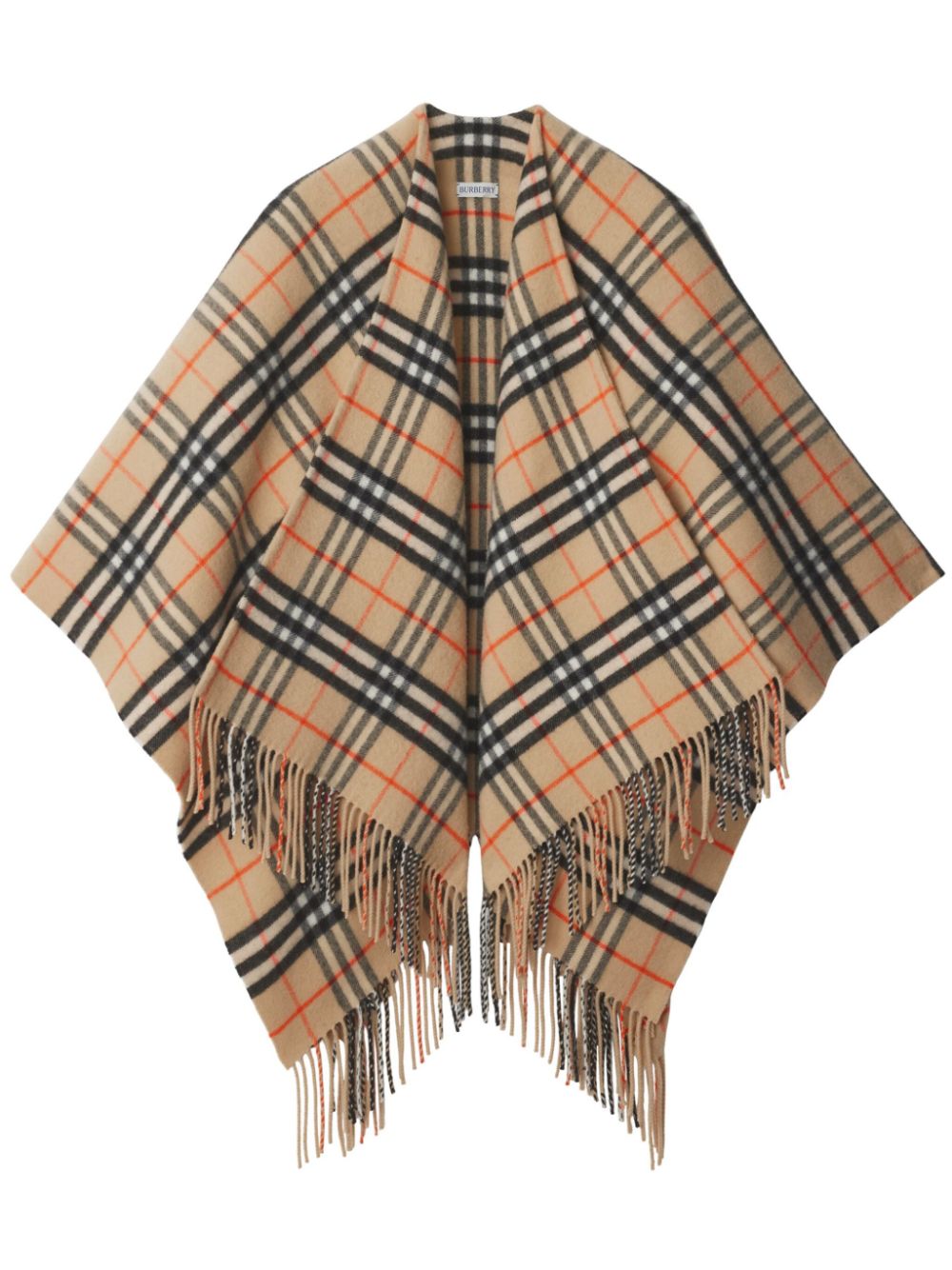 Affordable Burberry Check cape Women