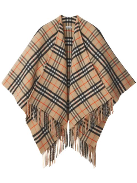 Burberry Check cape Women