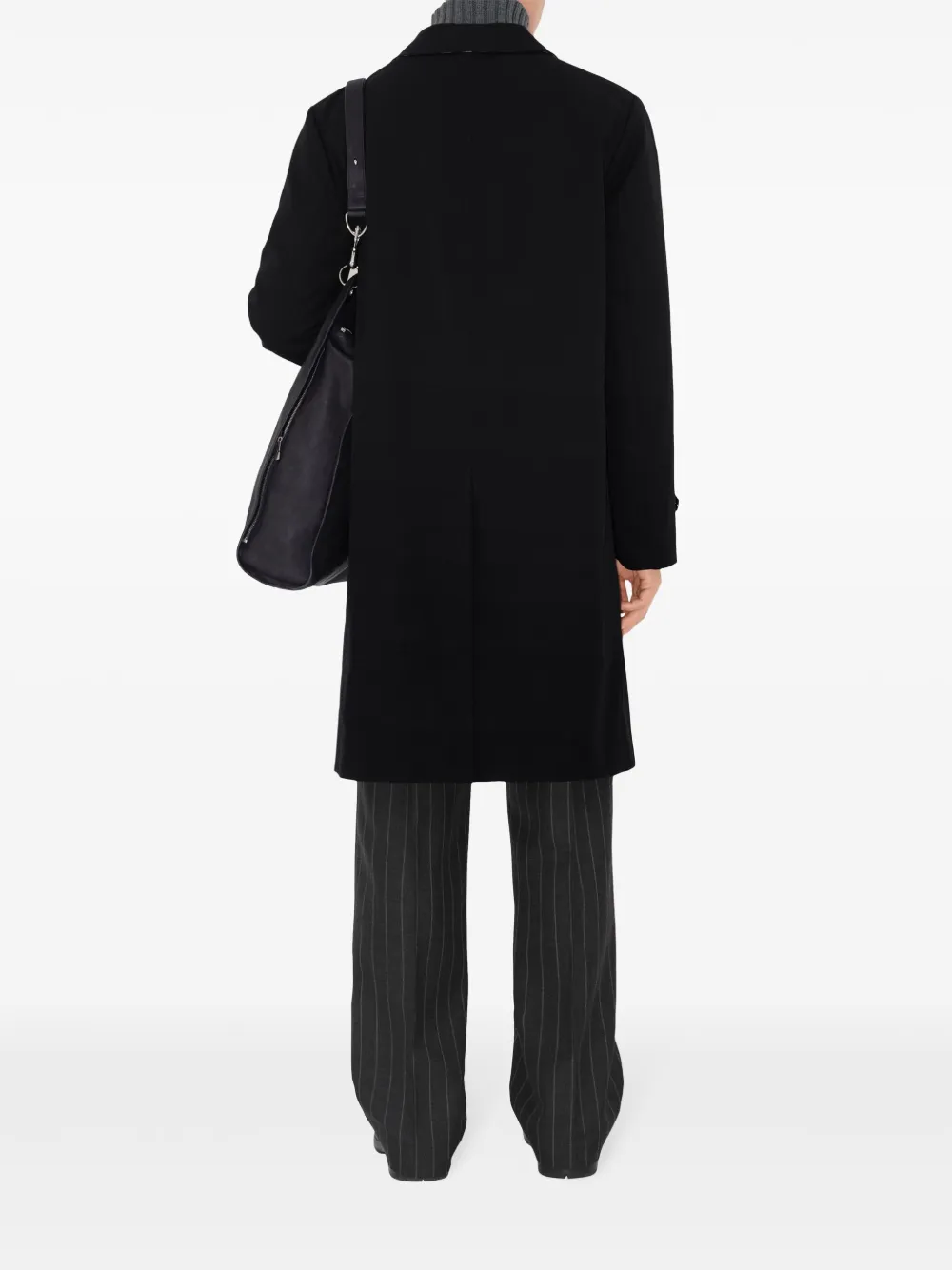 Burberry Jas met enkele rij knopen Zwart