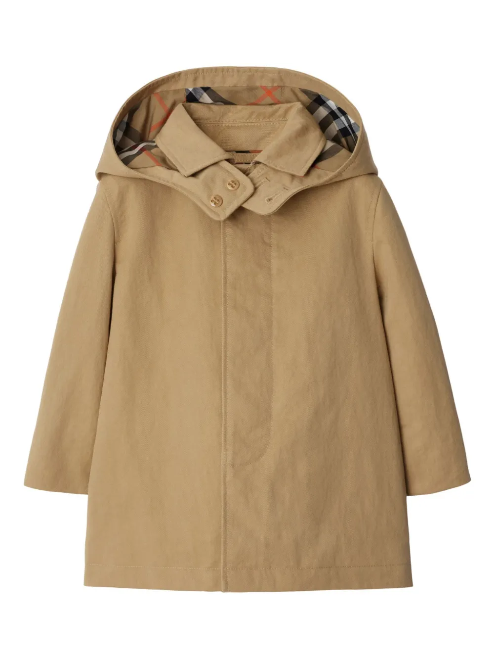 Burberry Kids Katoenen regenjas Beige