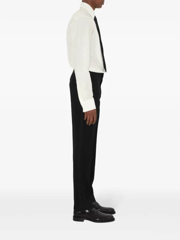 ★Burberry★テーラードウールパンツ Burberry テーラード ウールパンツ | ブラック | FARFETCH JP