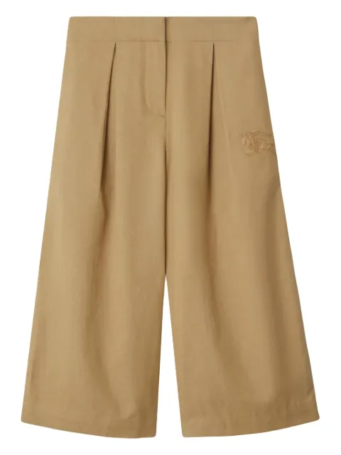 Burberry Kids Equestrian Knight pleated trousers
