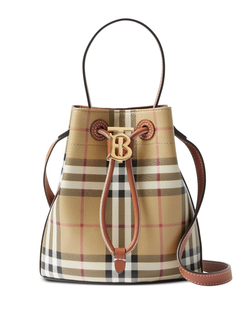 Burberry mini TB bucket bag - Brown