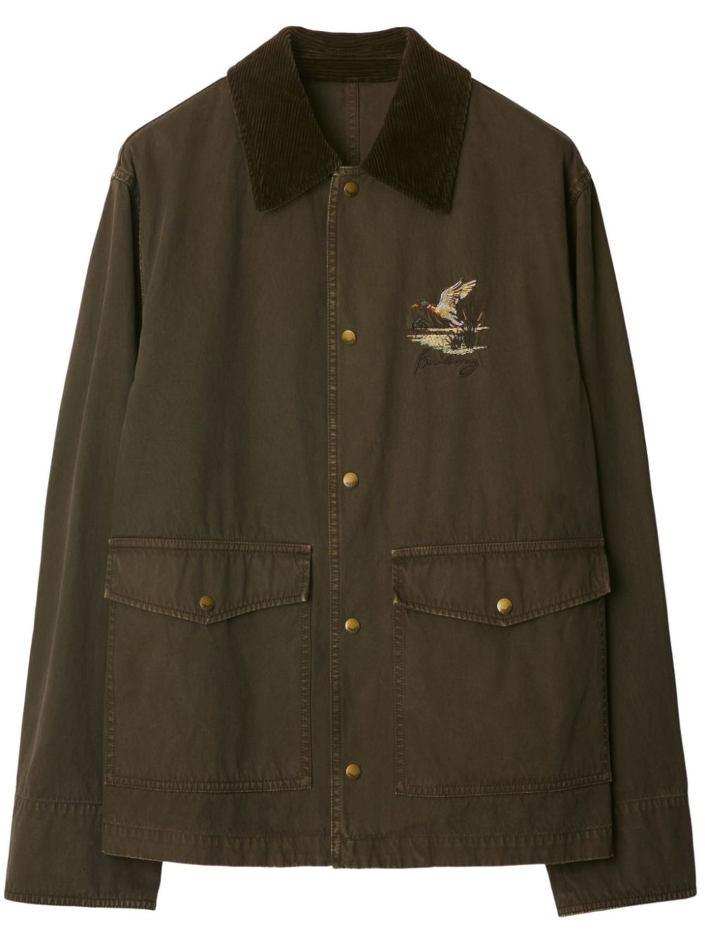 Burberry Jacke Im Utility-look In Green