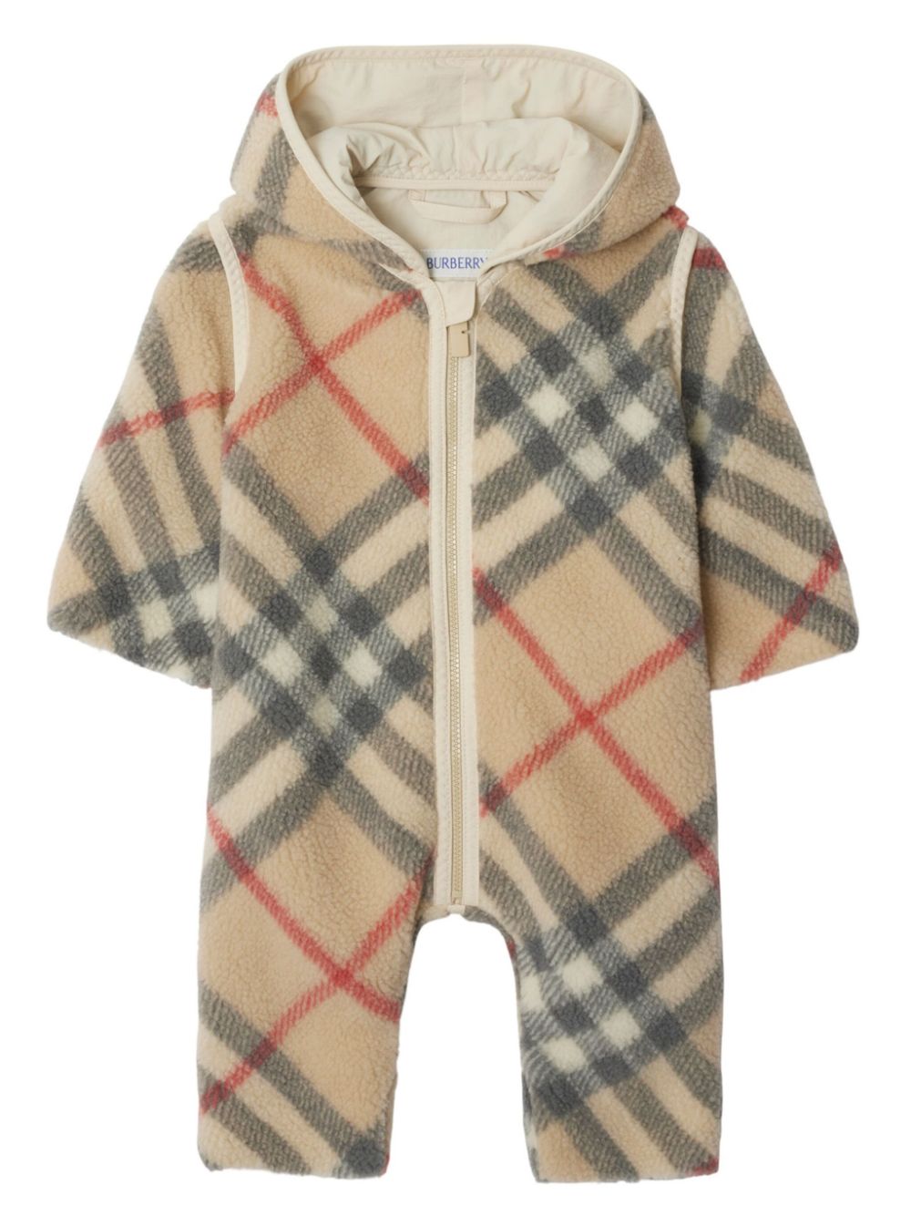 Burberry Kids Check-pattern pajamas - Neutrals