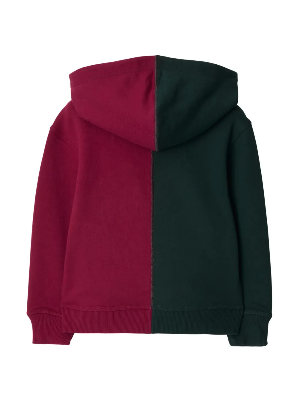 Burberry Kids Hoodie met colourblocking - Groen