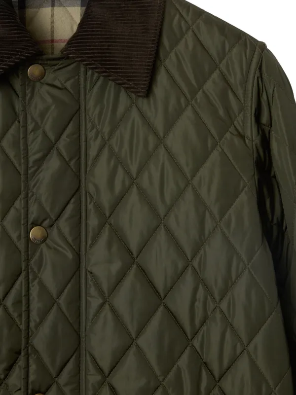 バーバリー（BURBERRY）オリーブグリーン ミリタリージャケット
