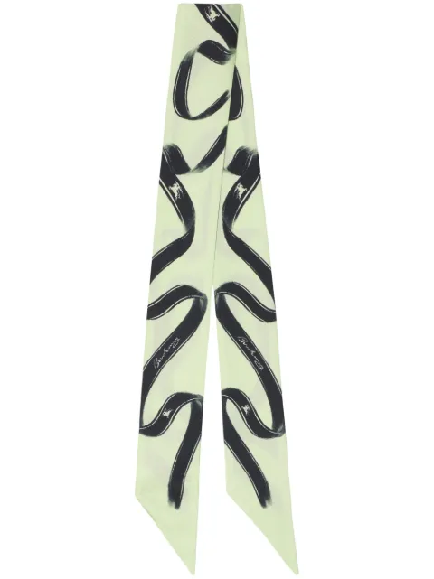 Burberry Ribbon silk scarf Men