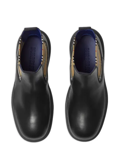 Burberry leather Chelsea boots 8105186 - 3