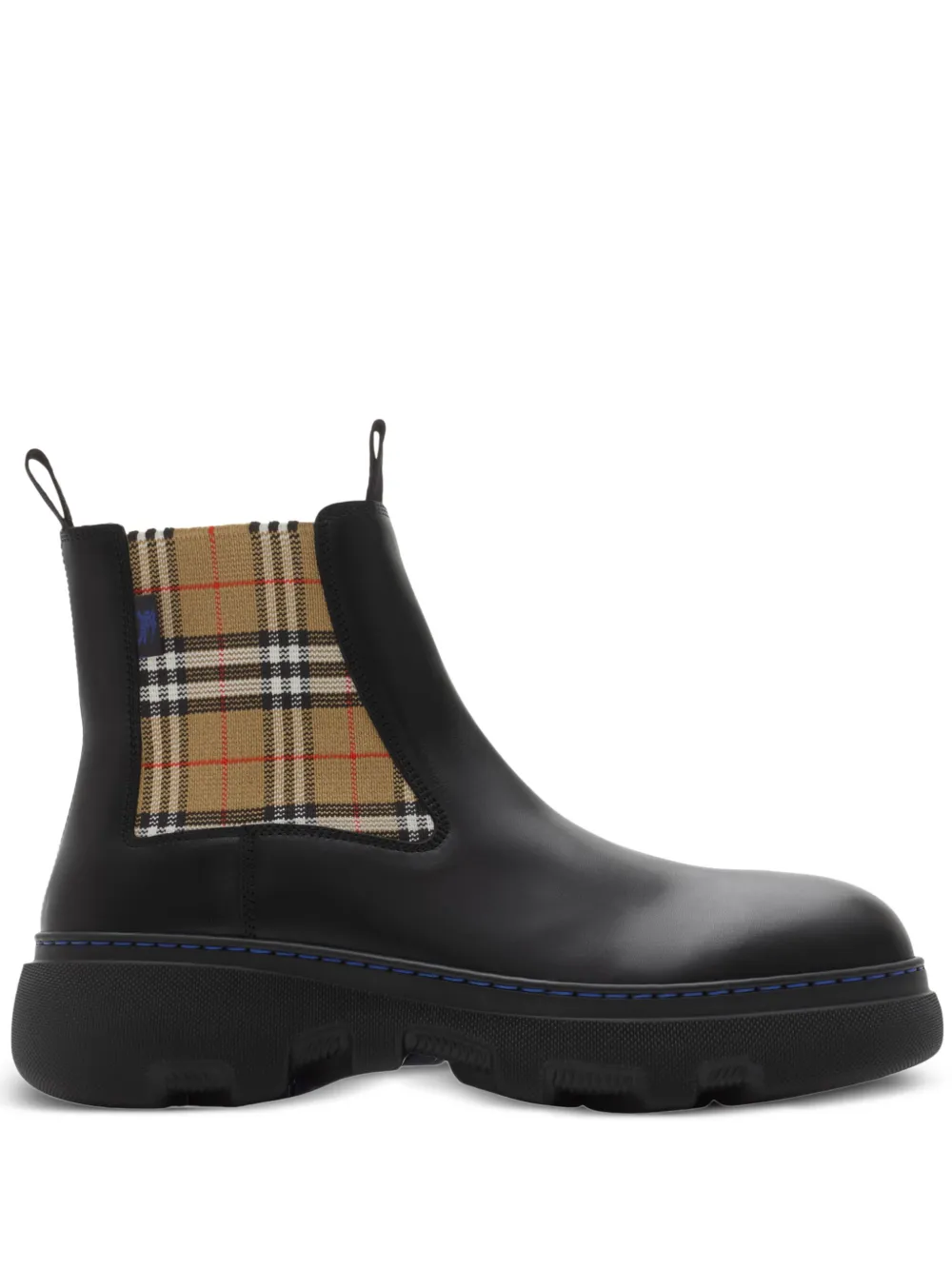 Burberry leather Chelsea boots Black