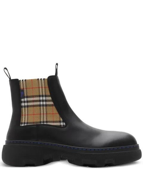 Burberry leather Chelsea boots 8105186 - 0