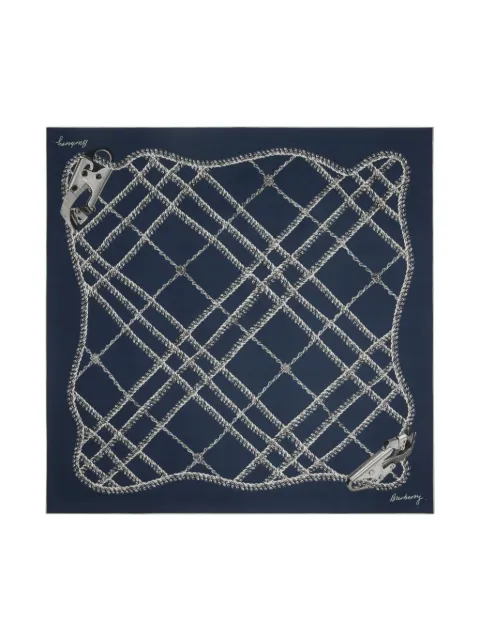 Burberry chain check silk scarf 8103200 - 1