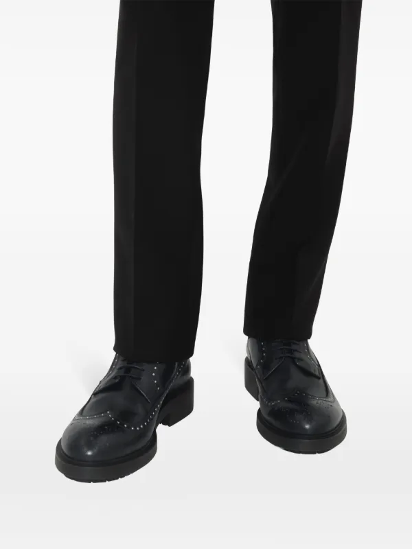 Burberry Studded Leather Brogues | Black | FARFETCH GE display picture 1
