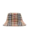 Burberry Kids check bucket hat - Brown