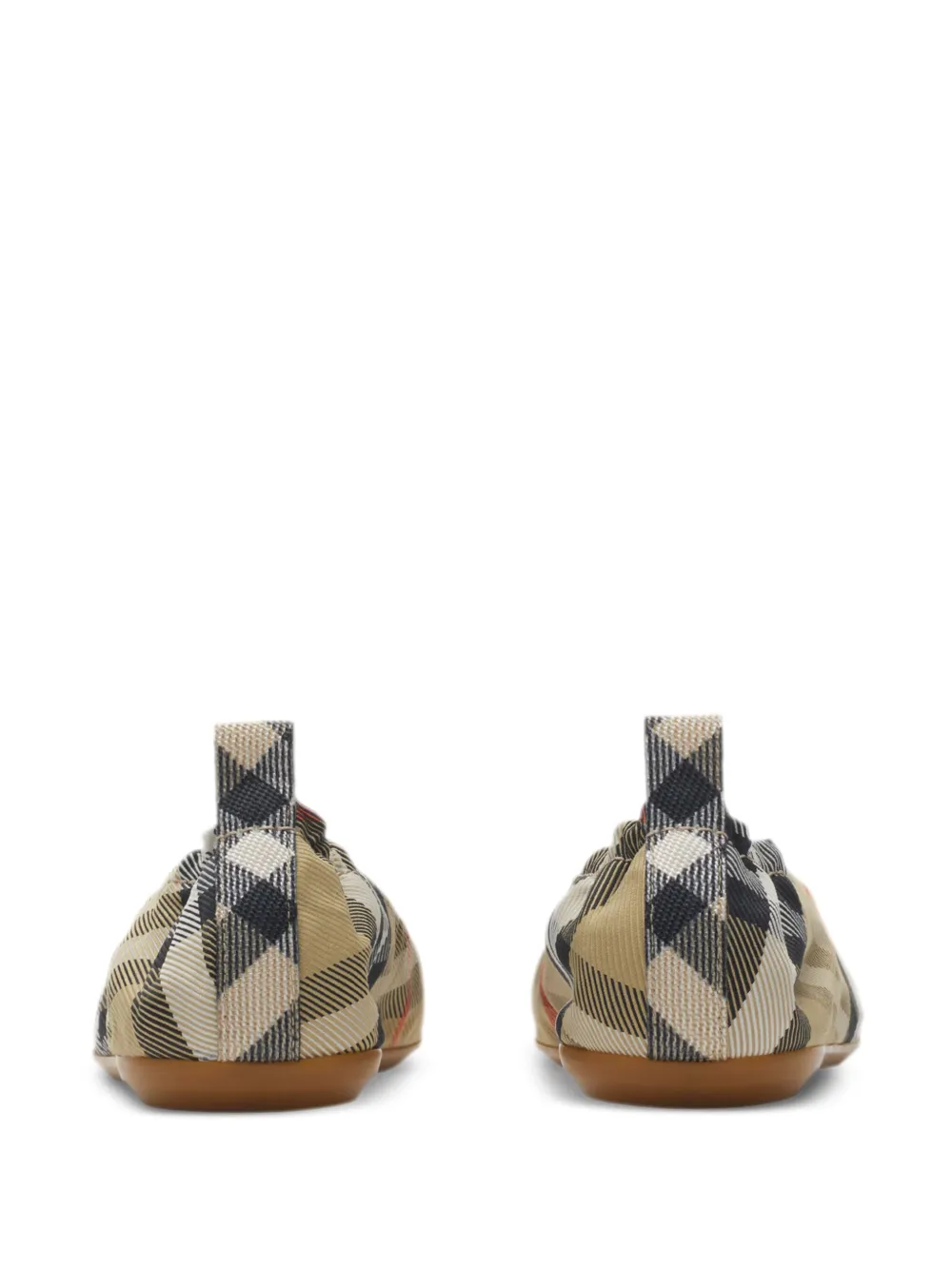 BURBERRY CHECK BALLET FLATS