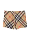 Burberry Kids Vintage Check swim shorts - Neutrals