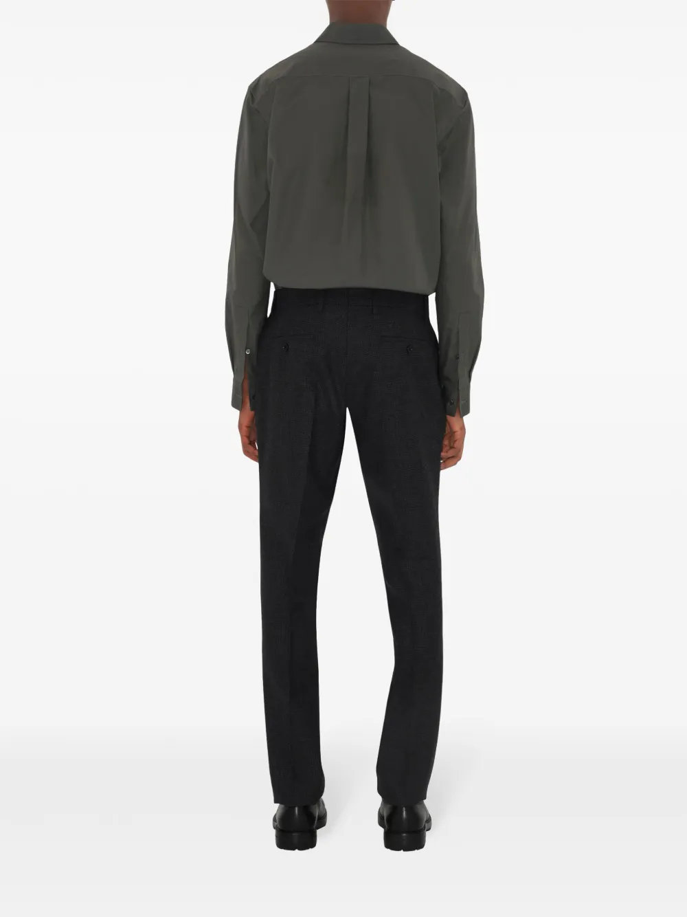 Burberry Wollen pantalon Zwart