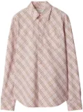 Burberry checkered shirt - Pink