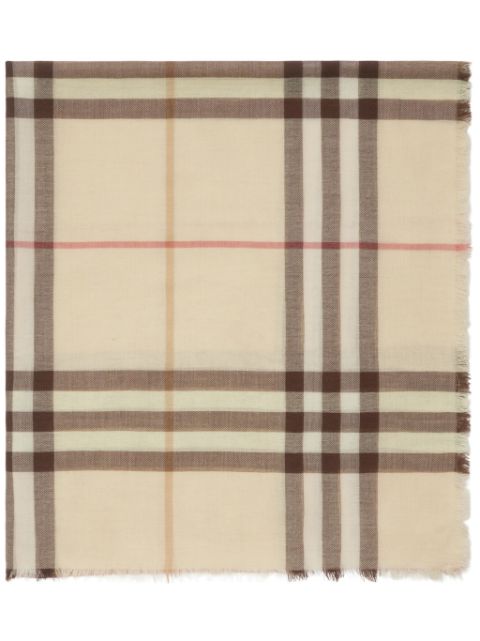 Burberry checked scarf Women