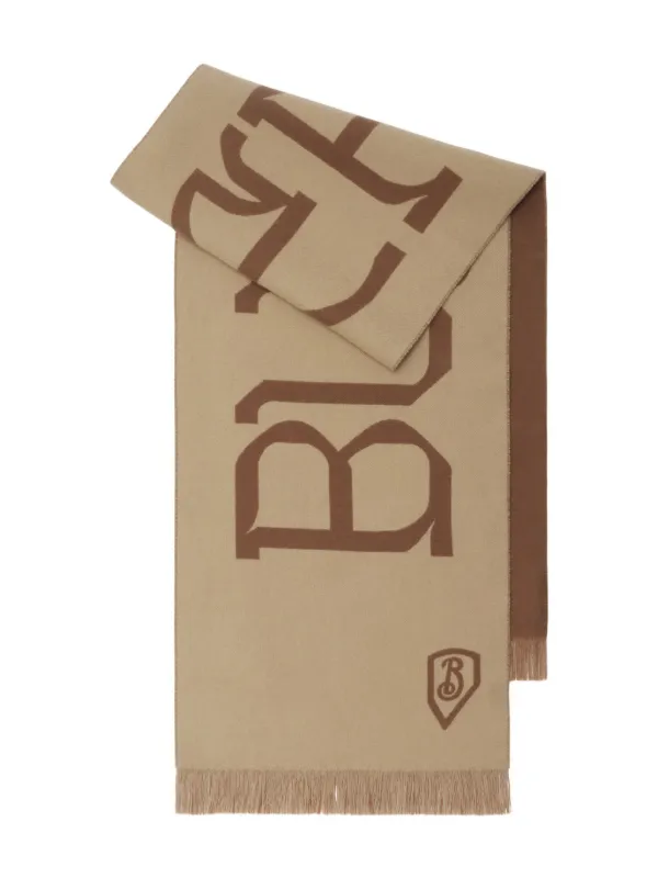 BURBERRY｜ (Logo Wool Scarf (8104500)) 0400016842681_BEIGEMULTI?wid=