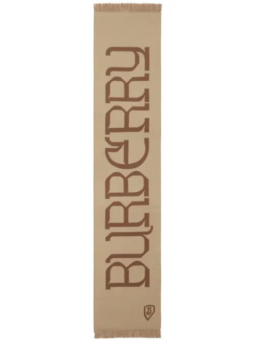 Écharpe en laine à logo - Burberry - Modalova
