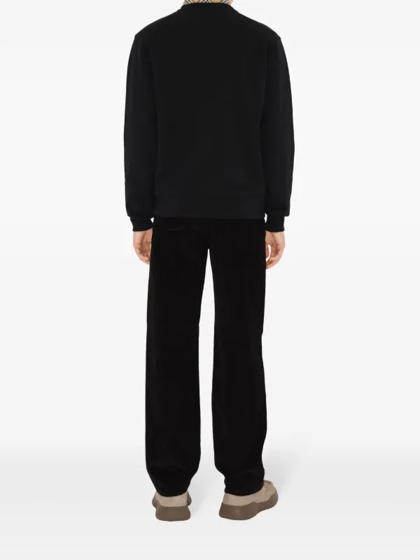 【新品】 BURBERRY TORTO　クロップドスウェットシャツ　ブラック　S 新品】 BURBERRY TORTO クロップドスウェットシャツ ブラック S