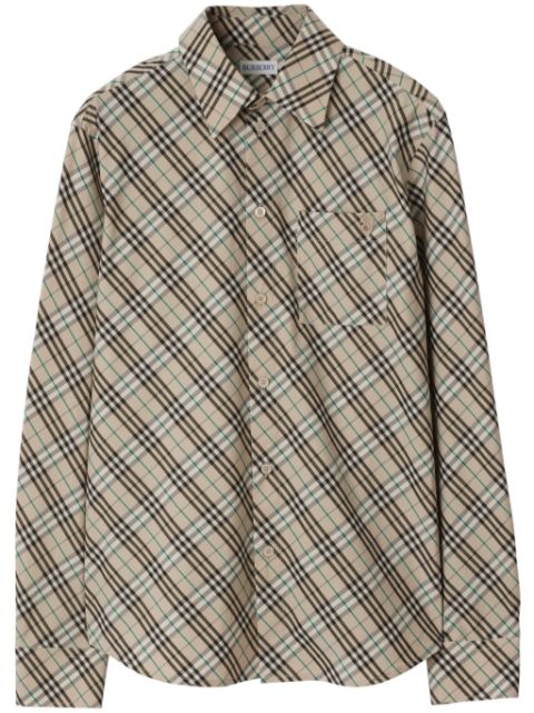 Affordable Burberry Vintage Check cotton shirt Women