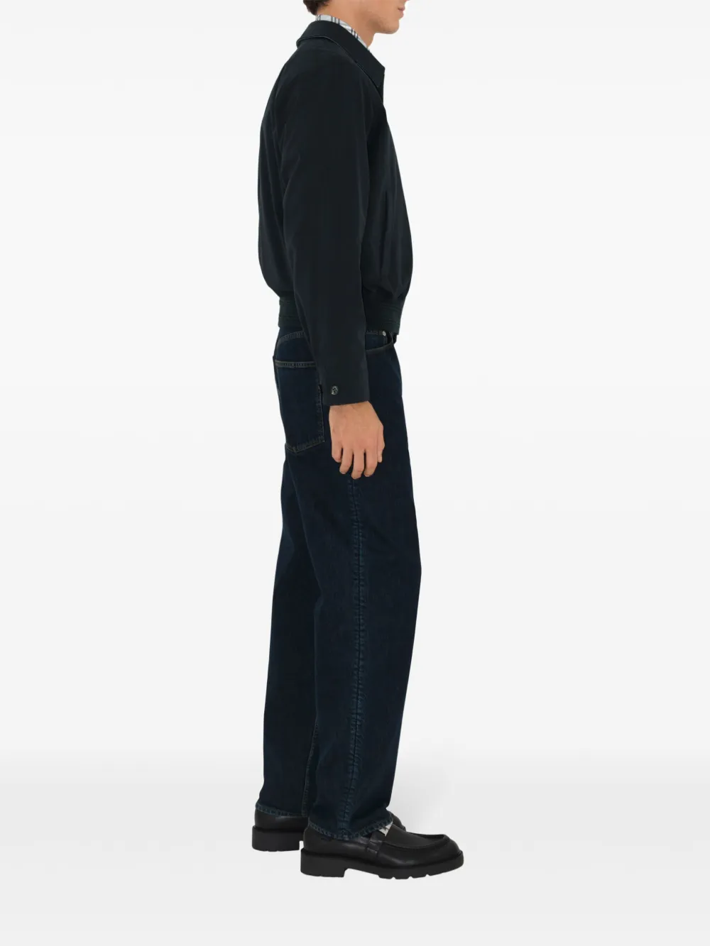 Burberry Shirtjack met rits Blauw
