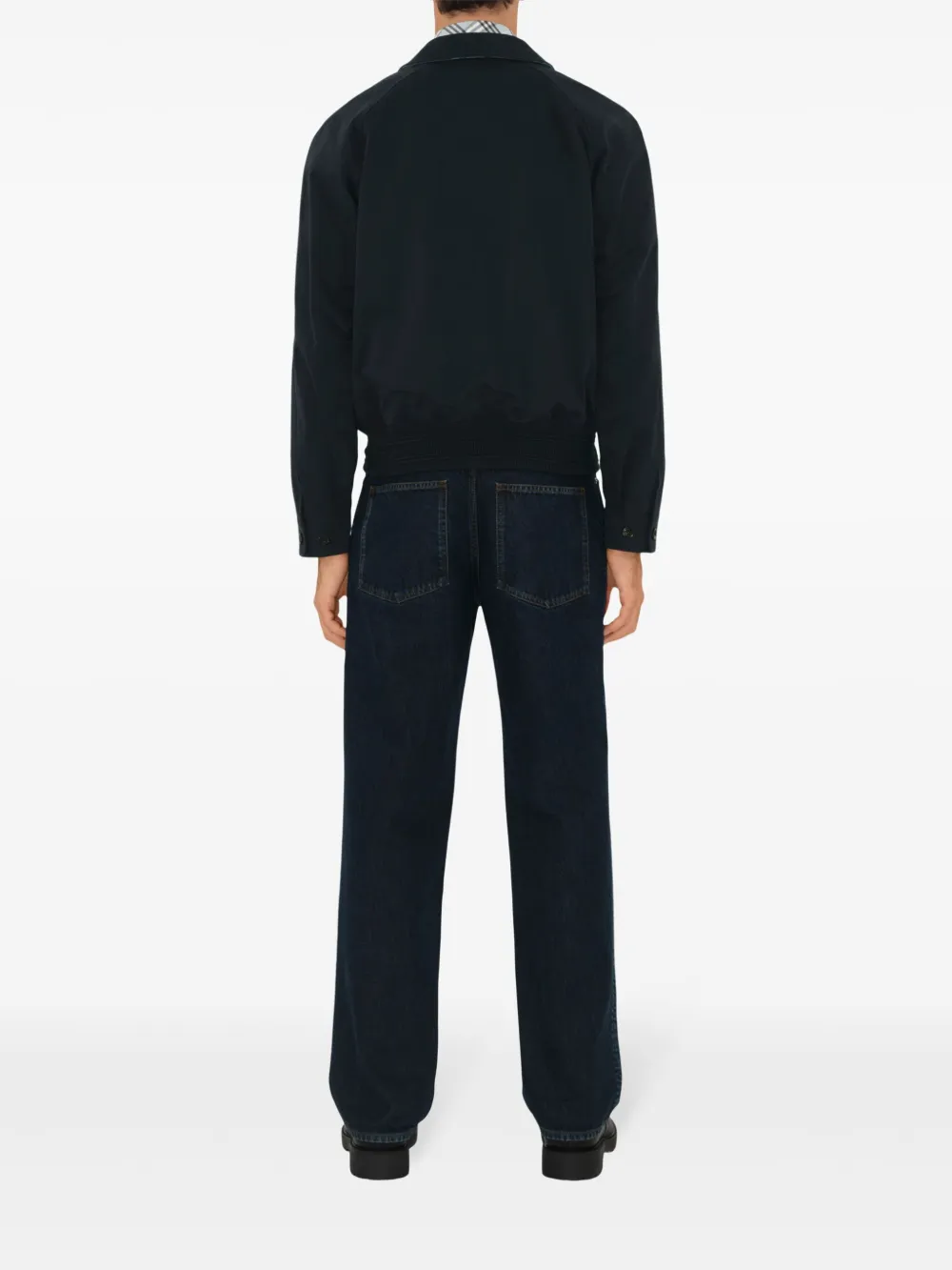 Burberry Shirtjack met rits Blauw