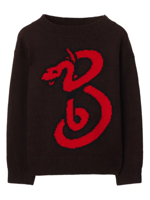 Burberry Kids Snake sweater