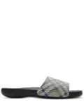 Burberry Vintage Check-pattern slides - Grey