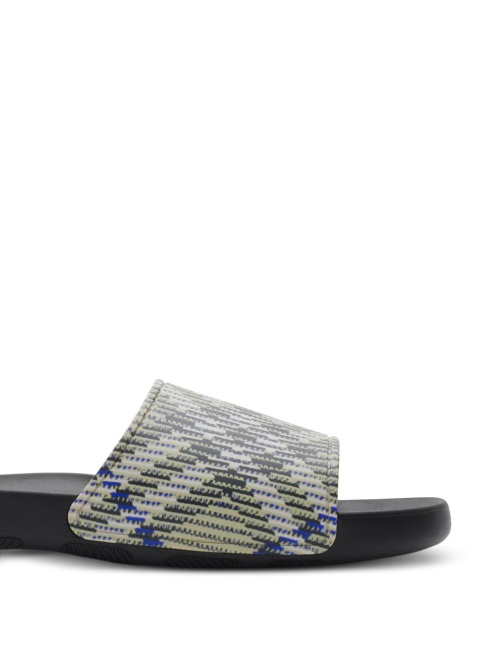 Burberry Vintage Check-pattern slides Grey