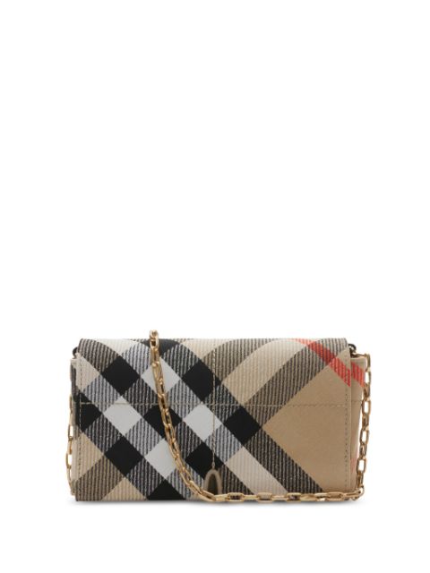 Burberry Check-pattern mini bag Women